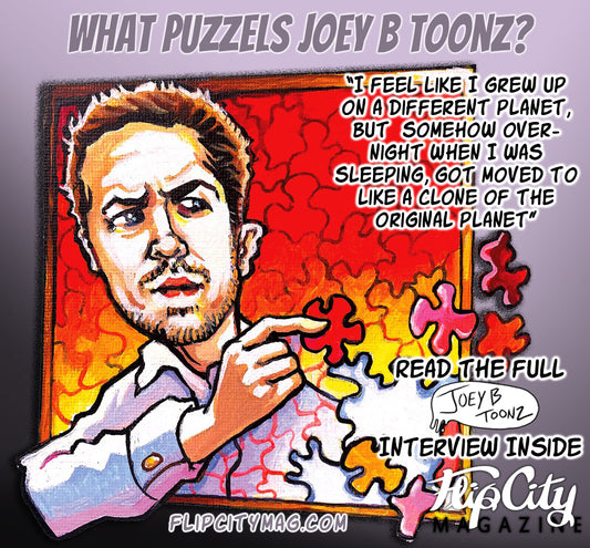 Detail from illustration of YouTube personality Joey B. Toonz for interview