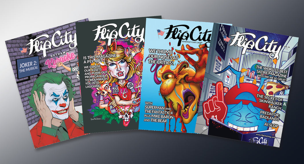 Flip City PRINT Subscription -- (4 Issues per year)
